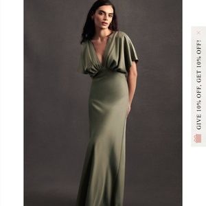 BDHLN Leila Satin Charmuese maxi dress